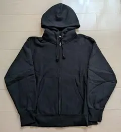 GU 24年 ヘビーウェイトスウェットフルジップパーカ L XL 2枚セット 黒 