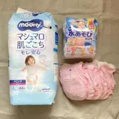 moony おむつ 女の子 パンツ L まとめ売り