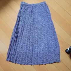 GU 花柄プリーツスカート XL