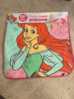 新品　ハンカチタオル　キャラクターミニタオル 5Pセット 20×20cm