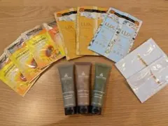 旅行用シャンプー、コンディショナー、トリートメント、ボディソープセット