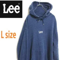 Lee リー ビッグサイズ 刺繍センターロゴ パーカー フーディー プルオーバー