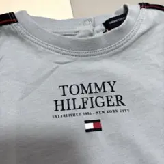 TOMMY HILFIGER オーガニックコットン 長袖Tシャツ ロンT 92