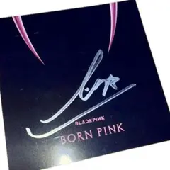 Blackpink Lisa Born Pink Signed