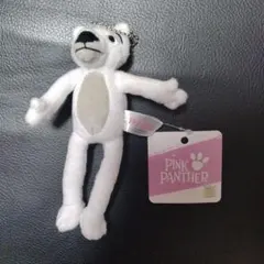 【新品】ピンクパンサー　むぎゅっとマスコット　ホワイト