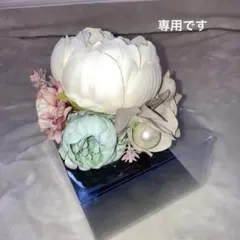 卒業式、入学式、結婚式などに活躍　華やかコサージュ　アイボリー　ヘアアクセも可