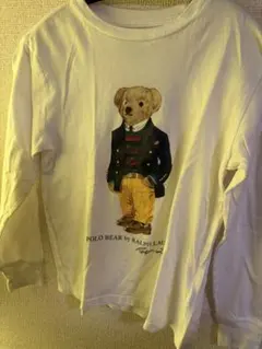 【美品】ラルフローレン ビッグポニー Tシャツ 140(S 8) ネイビー