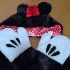 ミニーファンキャップマフラー　手袋付