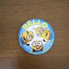ミニオン 缶バッチ バッジ BELLO ユニバーサルスタジオジャパン USJのサムネイル