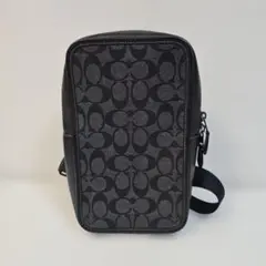 美品 コーチ ボディバッグ グラハム シグネチャー F38749 メンズ