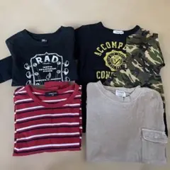 男の子120センチ　長袖ロンT シャツ　4点まとめ売り