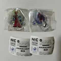 パンティ＆ストッキング アクリルミニスタンド ニーソックス　スキャンティ　ガチャ