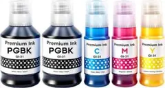 キヤノン GI-31 互換インクボトル 5本セット PGBK*2/C/M/Yのサムネイル