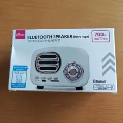ダイソー ブルートゥーススピーカー レトロタイプ　未開封