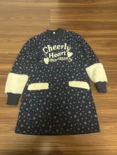 長袖ワンピース ネイビー　女の子 140センチ