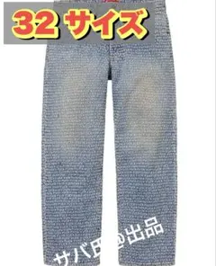 期間限定値下　Supreme FUCK刺繍 デニムパンツ 32 総刺繍 試着のみ 期間限定値下 Supreme FUCK刺繍 デニムパンツ 32 総刺繍 試着のみ