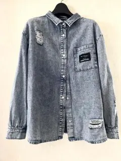 ANAPGIRL ダメージデニムシャツ