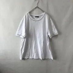 ZARA レースデザイン Tシャツ XL ホワイト 半袖カットソー 白
