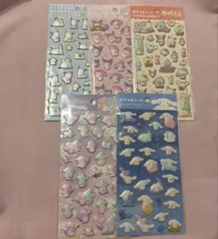 ぷくっとシール サンリオ 5種セット ダイソー