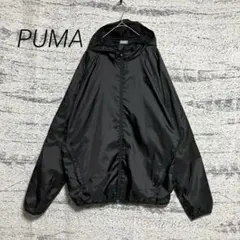 プーマ　XL　ジップアップナイロンジャンパー　フード　スポーツ　メッシュ　大きい