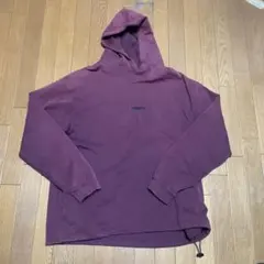 (限定)CAMP7 パープル パーカー　短丈　ドローコード付き
