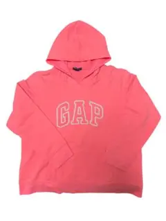 GAP コーラルピンク フード付きパーカー　XL