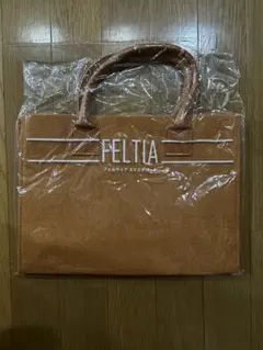 FELTIA オレンジ トートスクエアバッグ