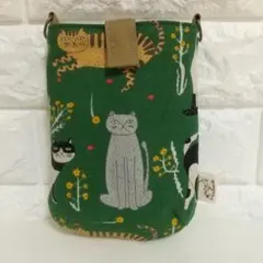 猫柄スマホポーチNo.15