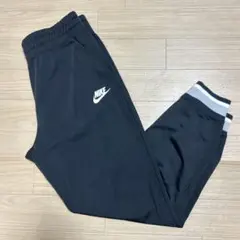 美品 ナイキ レディース ジャージ ジョガーパンツ XL ワンポイント ブラック