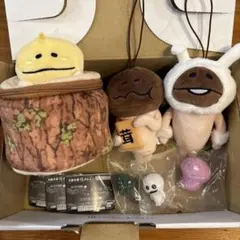 なめこ栽培キット ぬいぐるみ マスコット ポーチ 가챠 묶음 판매