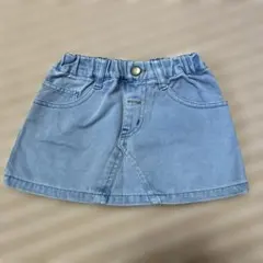 ライトブルーデニムスカート80㎝