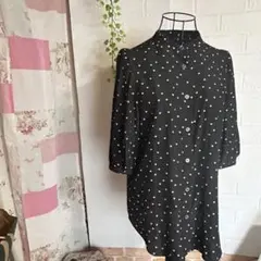 23区 ブラウス 44 レース 半袖 ネイビー 花柄 - メルカリ