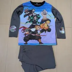 鬼滅の刃 パジャマ上下セット 120cm グレー