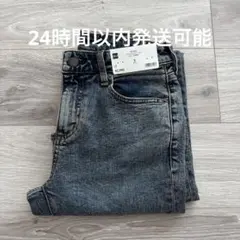 GU スリムフレアジーンズ 丈長め