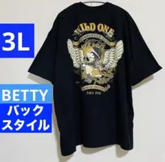 大きいサイズ☆ベティブープ BIKER BETTY ワイルドワン Tシャツ 3Lのサムネイル