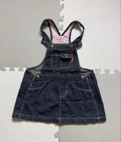 mikiHOUSE デニムオーバーオール Mサイズ