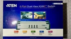 ATEN 4ポート Dual-View KVMPスイッチ CS1744 - メルカリ