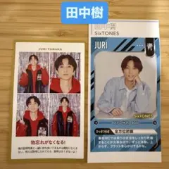 田中樹 SixTONES TVガイド ザテレビジョン 証明写真 切り抜き