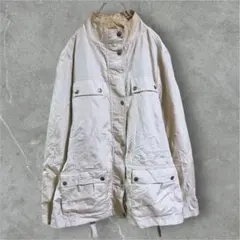 ウールリッチ ナイロンジャケット ベージュ ダブルジップ XXL相当 古着メンズ