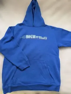VANS パーカー 青色 Large
