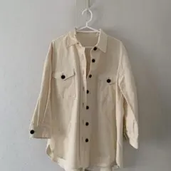 【新品】コーデュロイ　アウター　白　マーキュリーデュオ　M ザラ　ビス　コカ