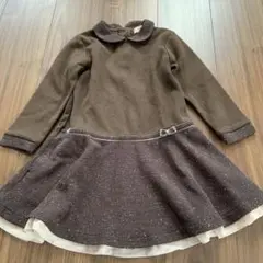 hushush ワンピース 110 ブラウン