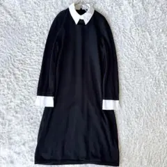 極美品　ラルフローレン　ニット　クレリック　ロング　ワンピース