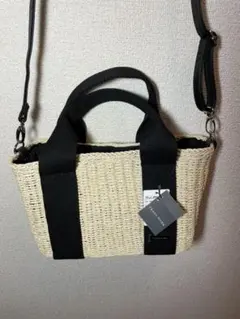 トランスワークのカゴバック　未使用　新品　美品のサムネイル