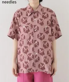 新品　needles 23SS ONE-UP Shirt popillon jqのサムネイル