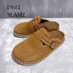 slamz サンダル ブラウン - メルカリ