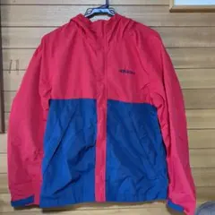 adidas NEO ナイロンジャケット M 赤/青