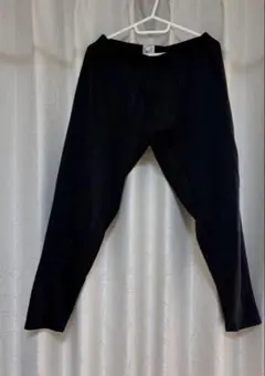 黒 ストレッチ レギンス ゴムウエスト 男性用