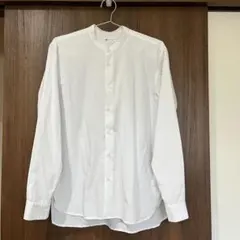 【tk.TAKEO KIKUCHI】ノーカラー ホワイトシャツ