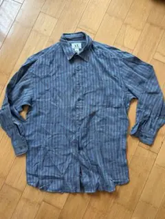 Armani Exchange ストライプ柄 長袖シャツ M